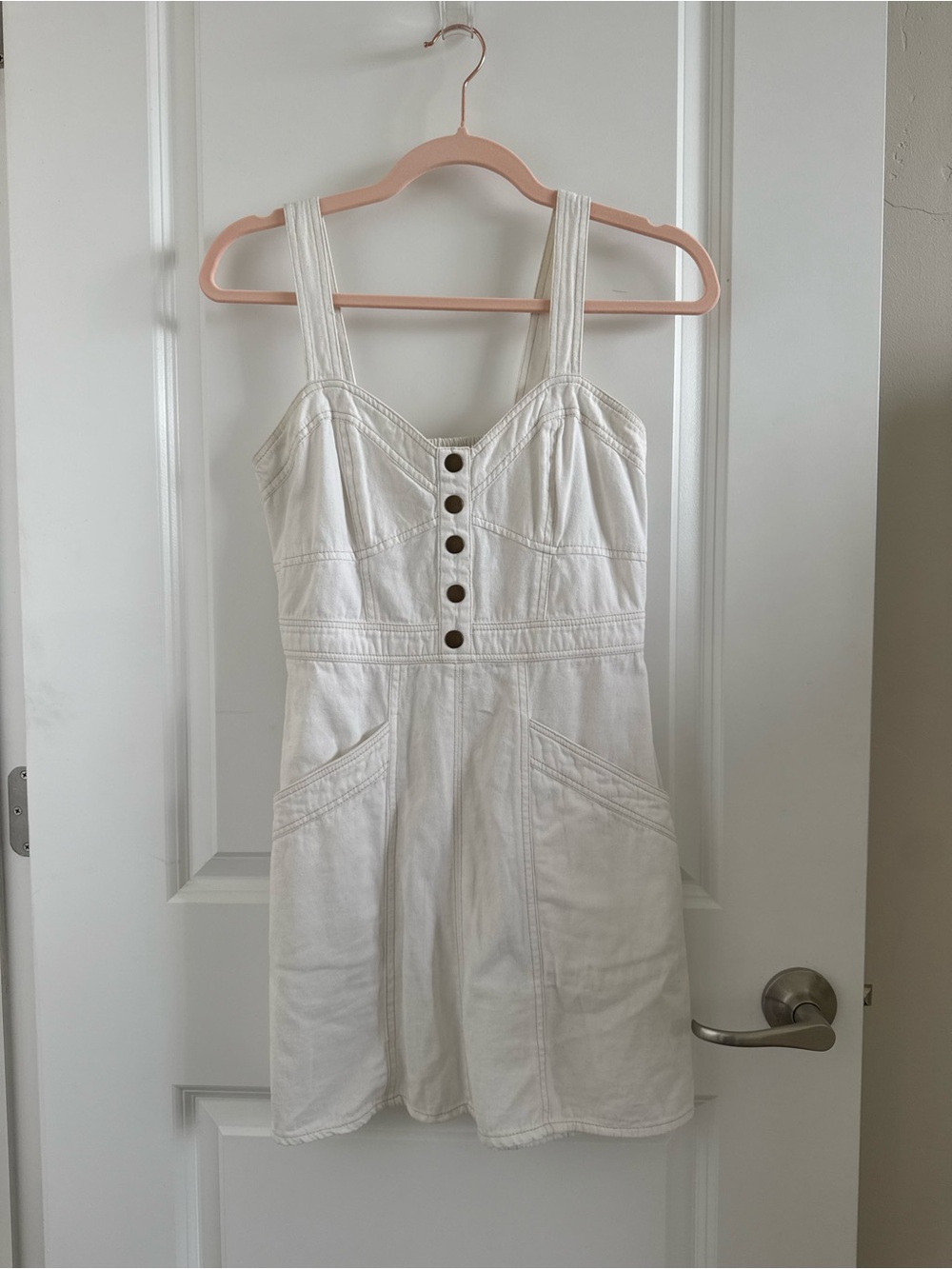 White Denim Sundress